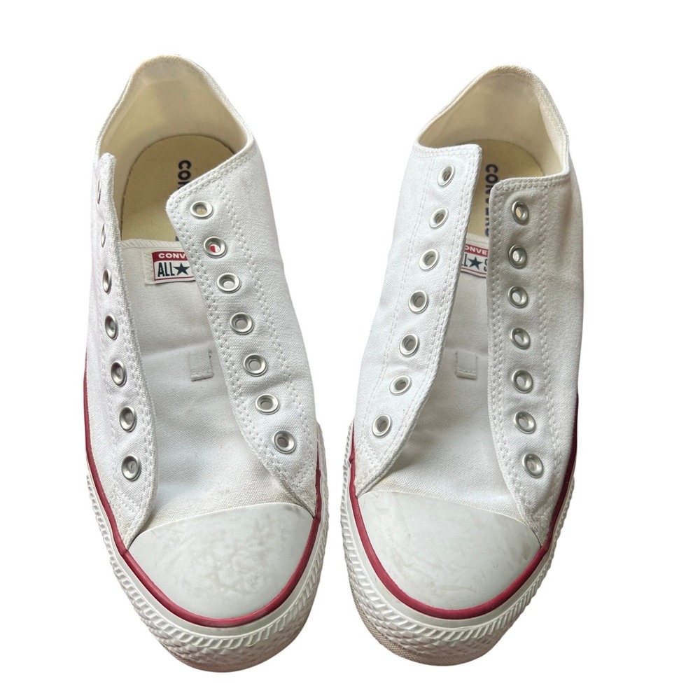 Converse Chuck Taylor All Star Canvas Low Top Shoes in Optical White Model M7652